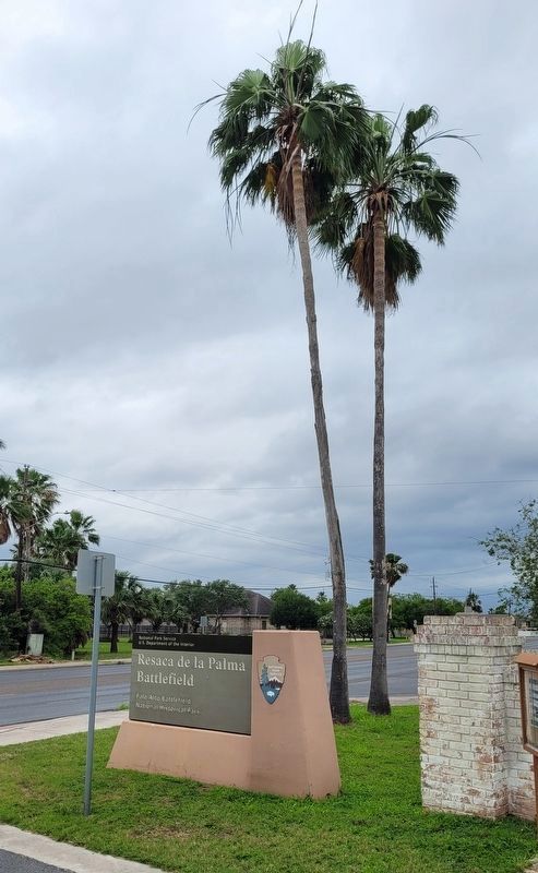 The entrance to the Resaca de la Palma Battlefield. Click for full size. The entrance to the Resaca de la Palma Battlefield image. Click for full size.