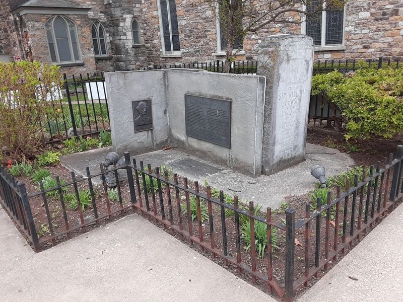 Grave of Sir William Johnson Marker. Click for full size. Grave of Sir William Johnson Marker image. Click for full size.