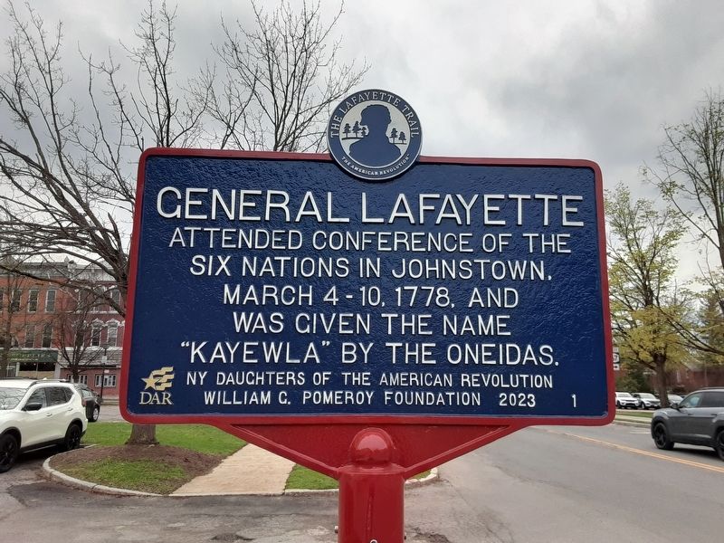 General Lafayette Marker image. Click for full size.
