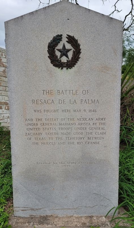 The Battle of Resaca de la Palma Marker image. Click for full size.
