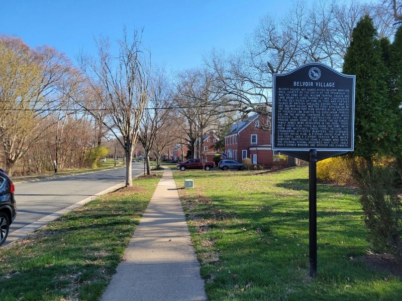 Belvoir Village Marker image. Click for full size.