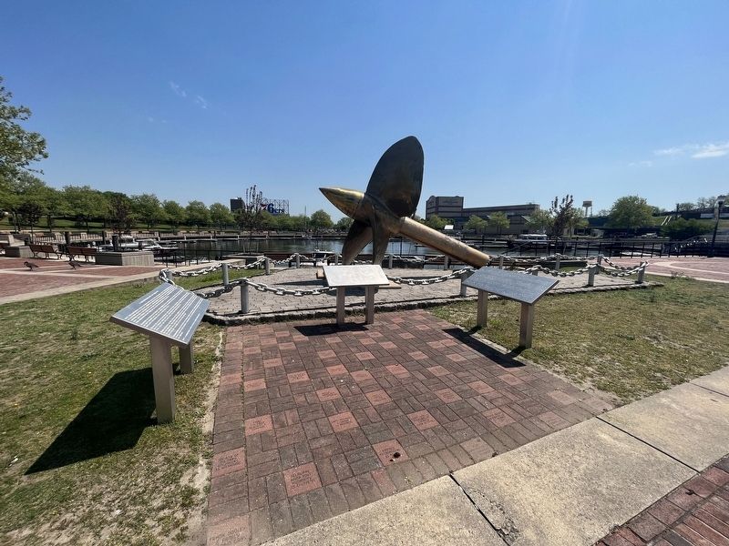 American Merchant Marine Memorial image. Click for full size.