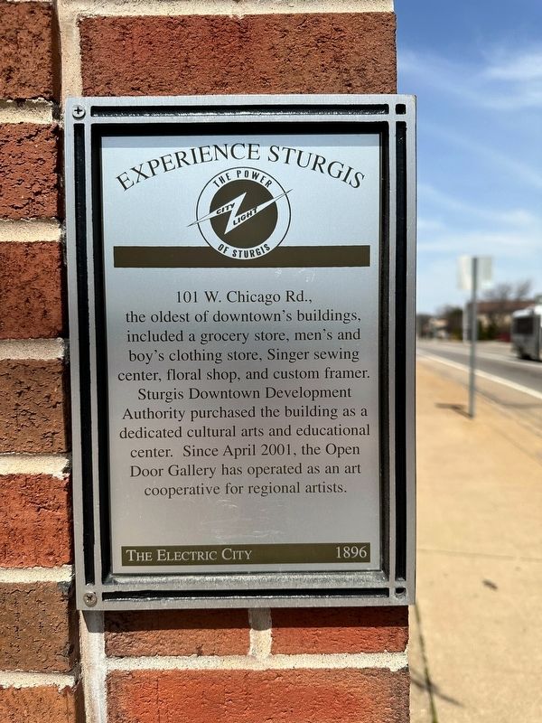 101 W. Chicago Rd. Marker image. Click for full size.
