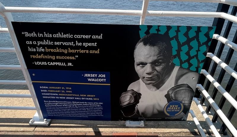 Jersey Joe Walcott Marker image. Click for full size.