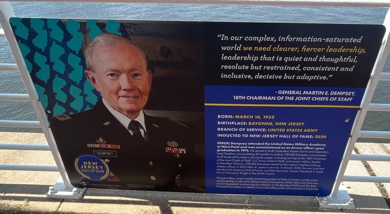 General Martin E. Dempsey, 18th Chairman of the Joint Chiefs of Staff Marker image. Click for full size.