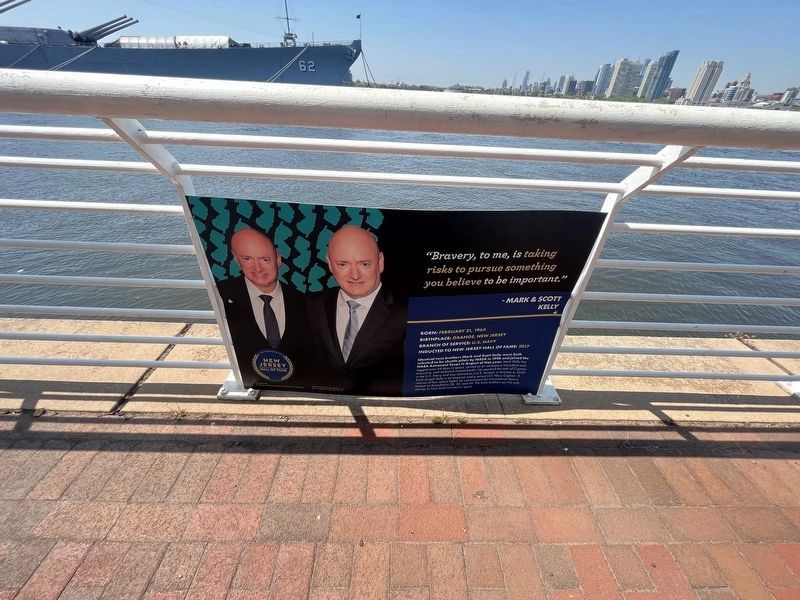 Mark & Scott Kelly Marker. Click for full size. Mark & Scott Kelly Marker image. Click for full size.
