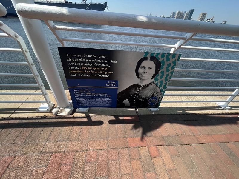 Clara Barton Marker image. Click for full size.