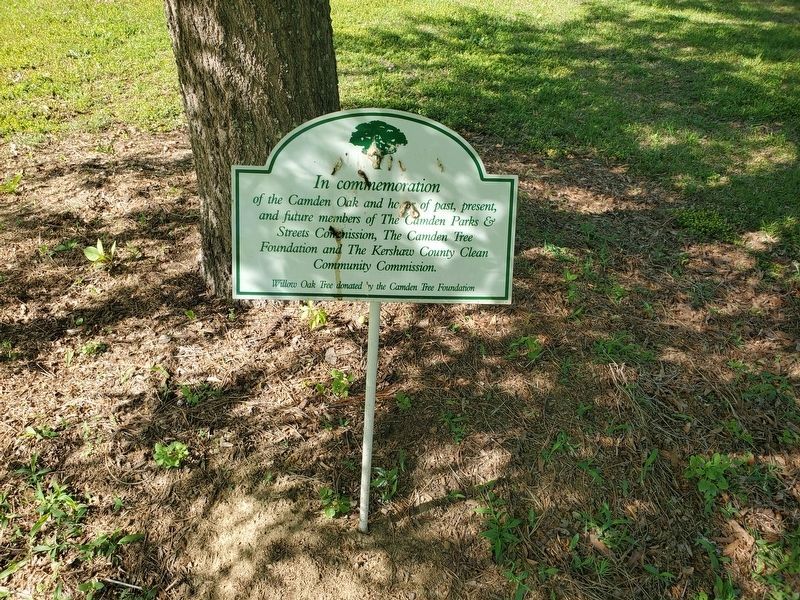 The Camden Oak Marker. Click for full size. The Camden Oak Marker image. Click for full size.