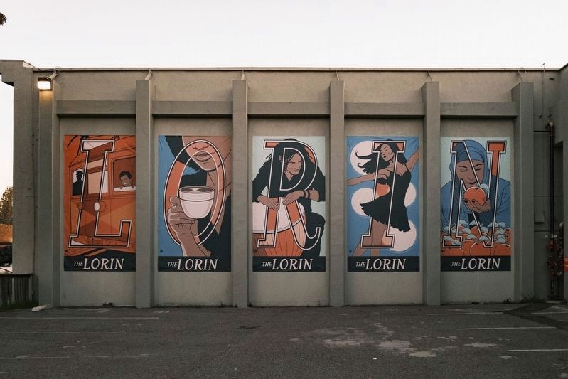 Lorin Mural. Click for full size. Lorin Mural image. Click for full size.