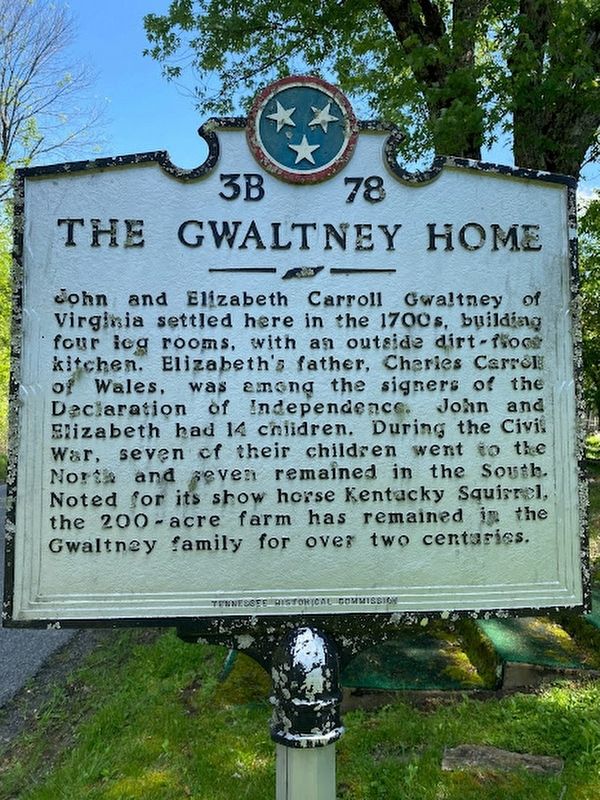 The Gwaltney Home Marker image. Click for full size.