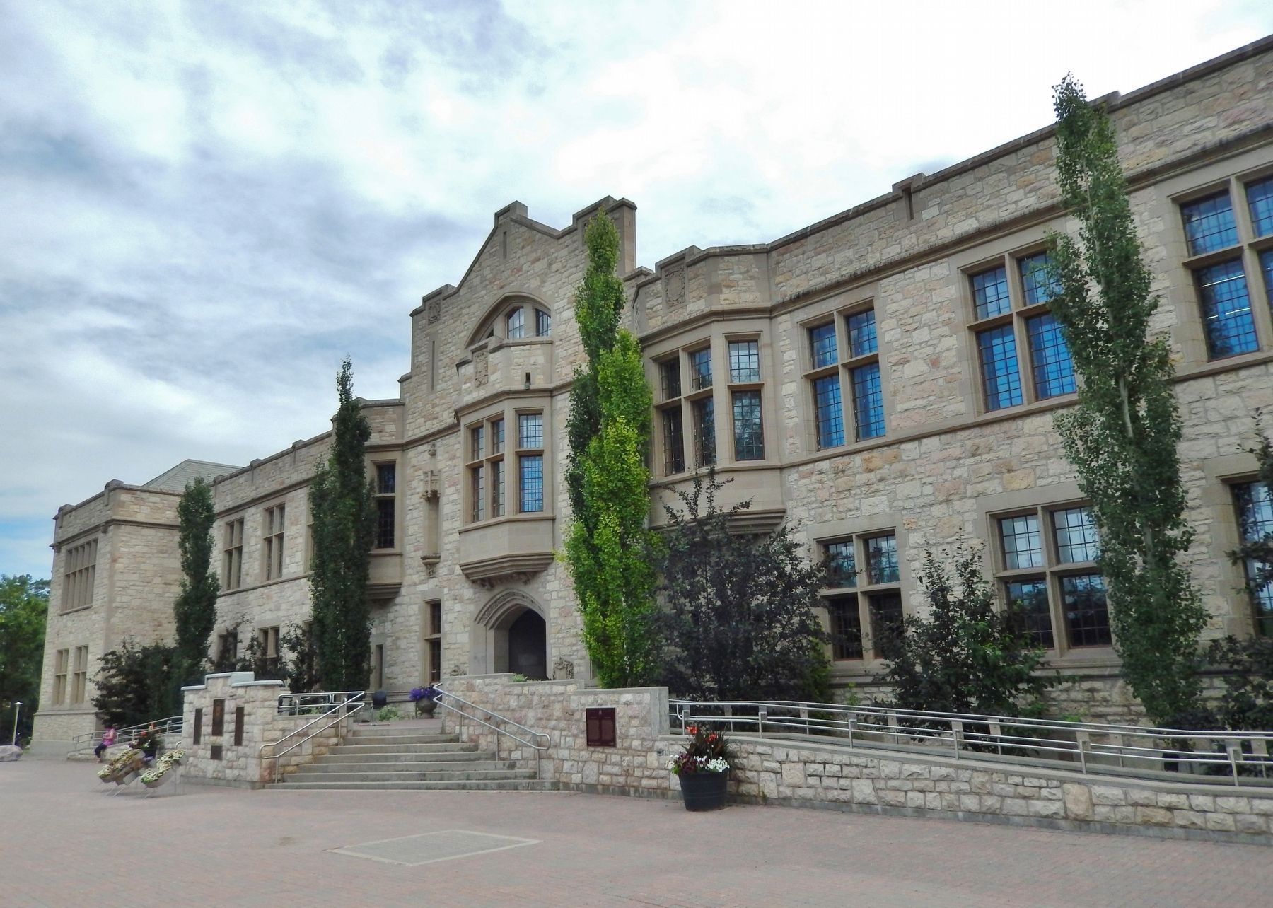 College Building (<i>southwest elevation</i>). Click for full size. College Building (<i>southwest elevation</i>) image. Click for full size.