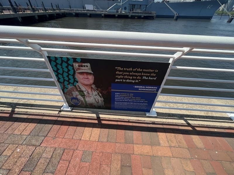 General Norman Schwarzkopf Marker. Click for full size. General Norman Schwarzkopf Marker image. Click for full size.