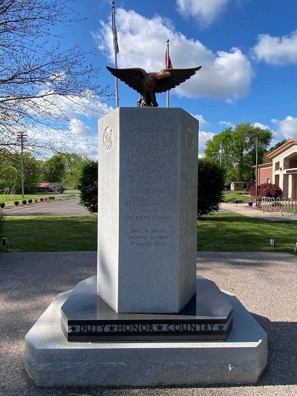 In Memory of Our Brave Men and Women Marker. Click for full size. In Memory of Our Brave Men and Women Marker image. Click for full size.