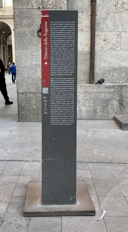 Palazzo della Ragione Marker image. Click for full size.