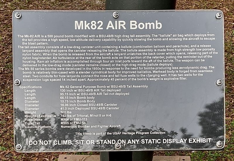 Mk82 AIR Bomb Marker image. Click for full size.