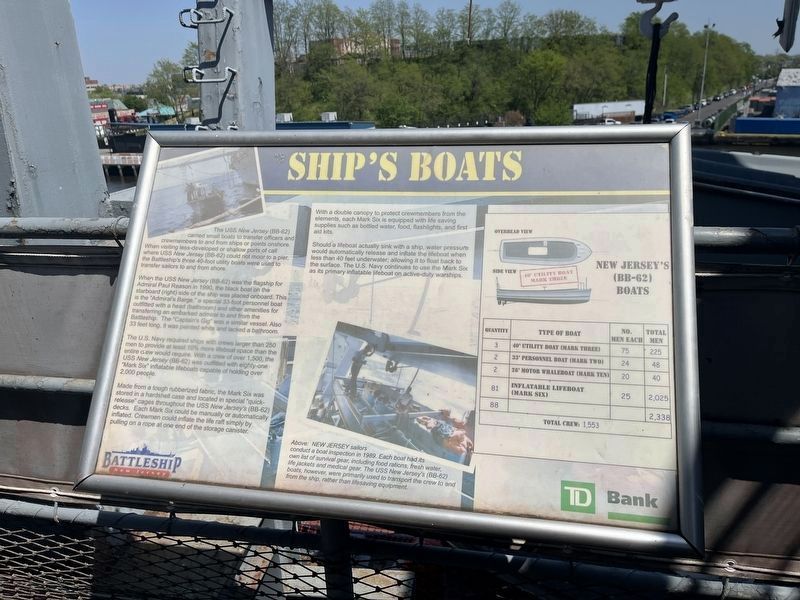 Ship's Boats Marker image. Click for full size.