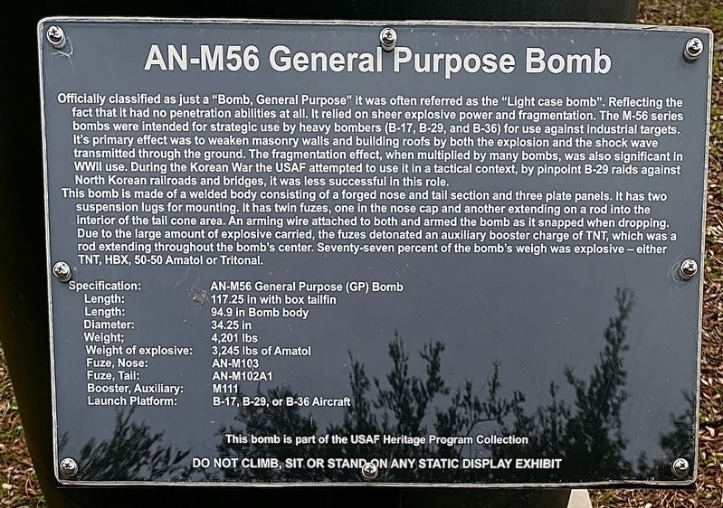 AN-M56 General Purpose Bomb Marker image. Click for full size.