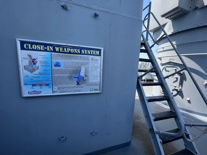 Close-In Weapons System Marker image. Click for full size.