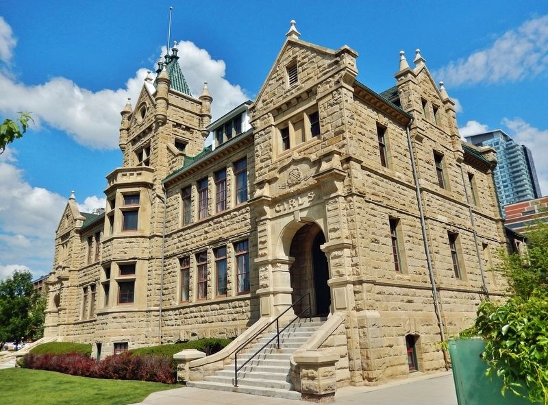 Central High School (<i>southeast elevation</i>). Click for full size. Central High School (<i>southeast elevation</i>) image. Click for full size.