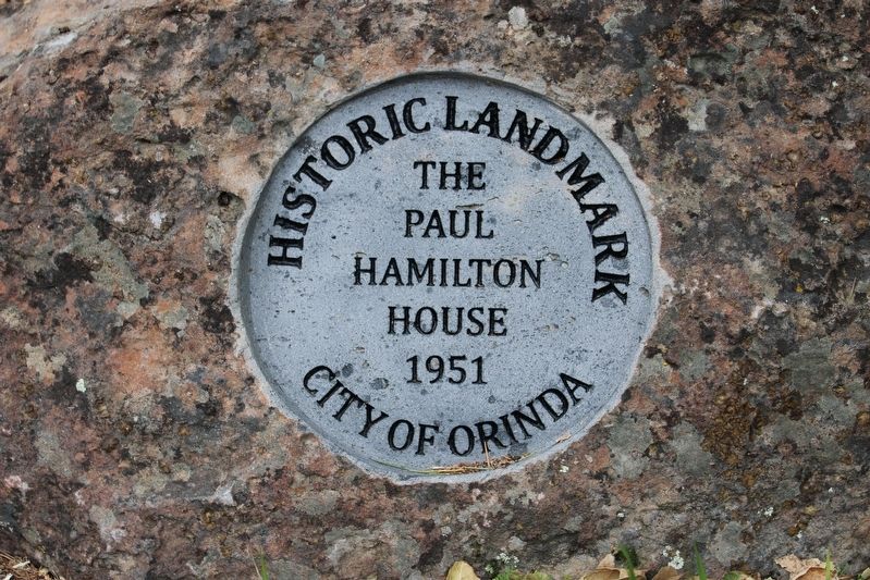 Paul Hamilton House Marker image. Click for full size.