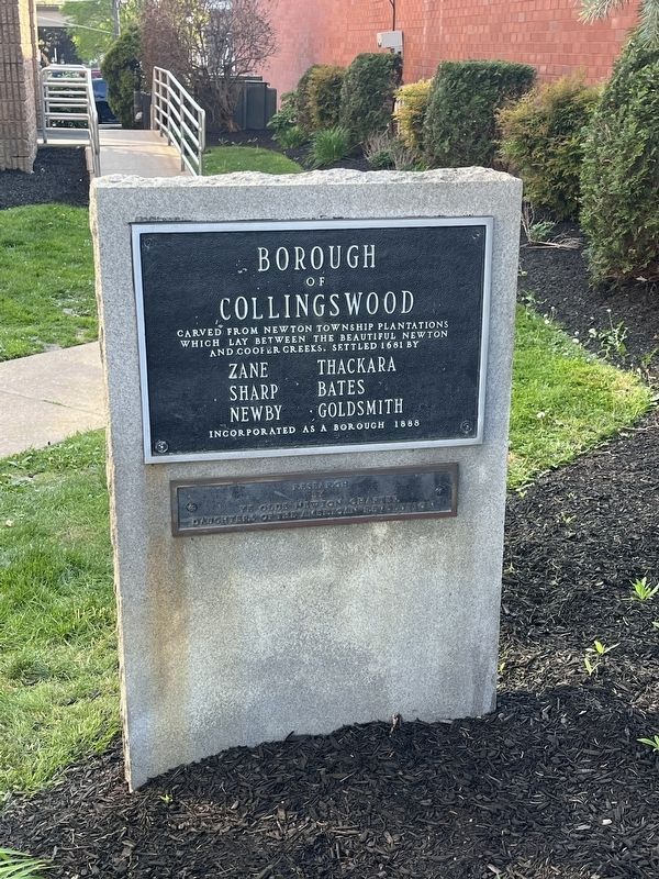 Borough of Collingswood Marker image. Click for full size.