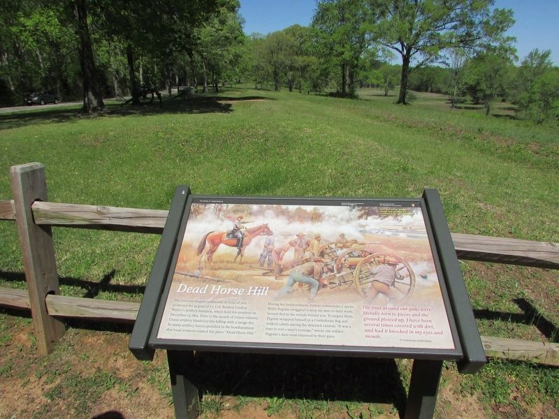 Dead Horse Hill Marker. Click for full size. Dead Horse Hill Marker image. Click for full size.