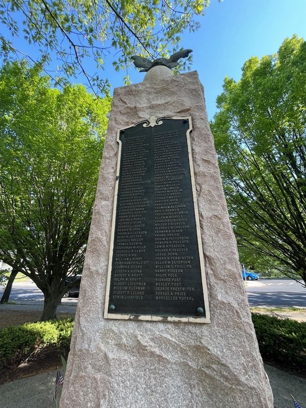World War Memorial. Click for full size. World War Memorial image. Click for full size.