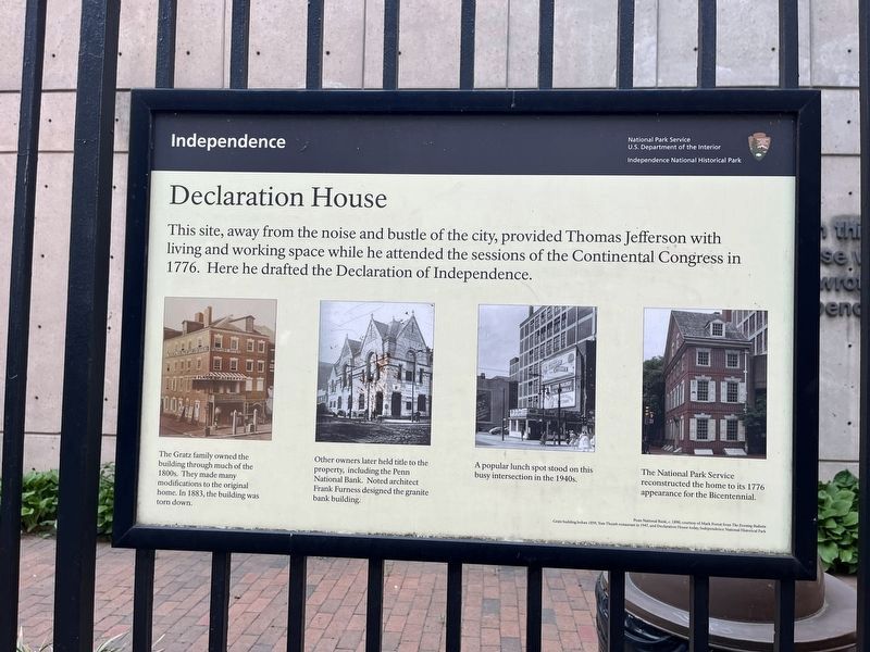 Declaration House Marker image. Click for full size.