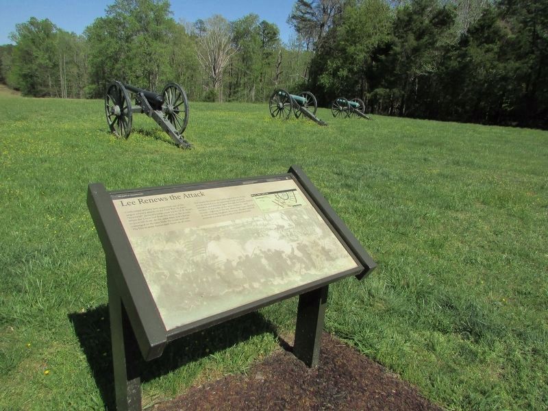 Lee Renews the Attack Marker. Click for full size. Lee Renews the Attack Marker image. Click for full size.
