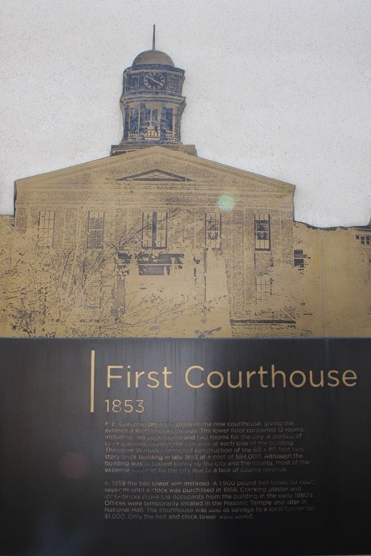 First Courthouse image. Click for full size.