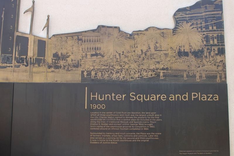 Hunter Square and Plaza image. Click for full size.