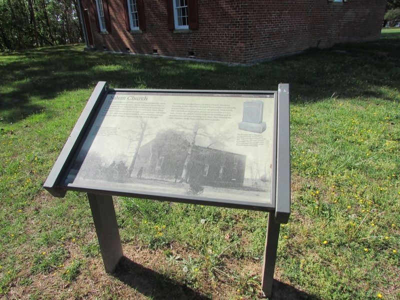 Salem Church Marker image. Click for full size.