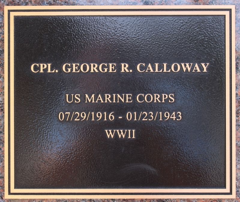 CPL. George R. Calloway image. Click for full size.