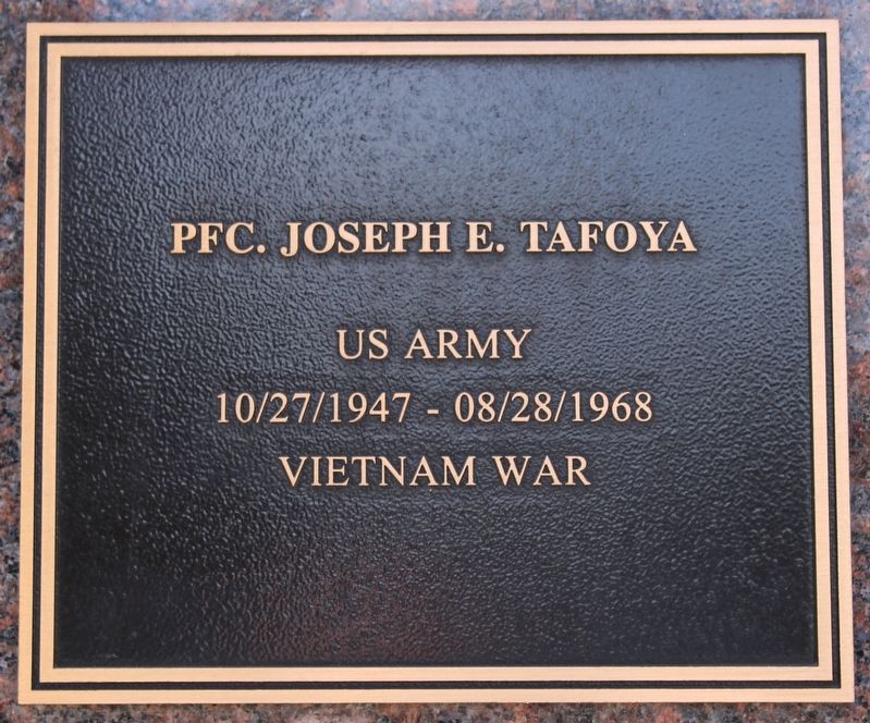 PFC. Joseph E. Tafoya image. Click for full size.