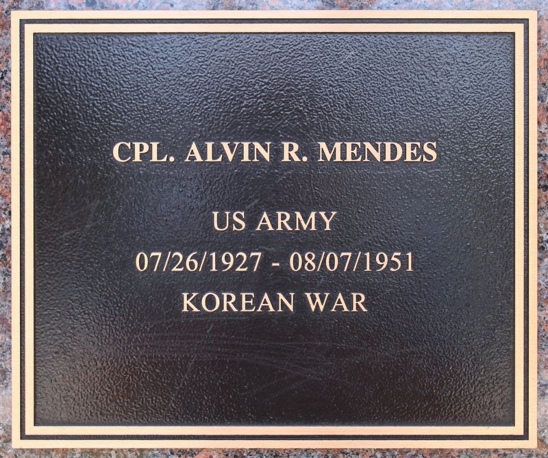 CPL. Alvin R. Mendes image. Click for full size.