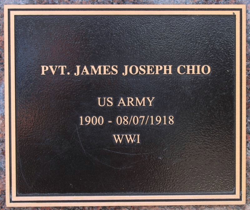 PVT. James Joseph Chio image. Click for full size.