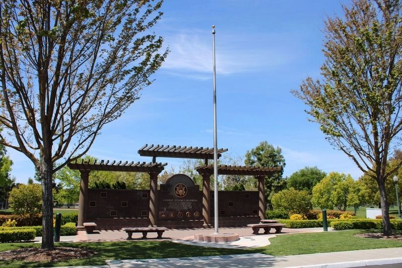 Lathrop Veteran�s Memorial image. Click for full size.