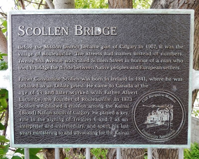 Scollen Bridge Marker image. Click for full size.