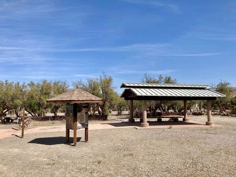 Zzyzx Mineral Springs Resort Marker. Click for full size. Zzyzx Mineral Springs Resort Marker image. Click for full size.
