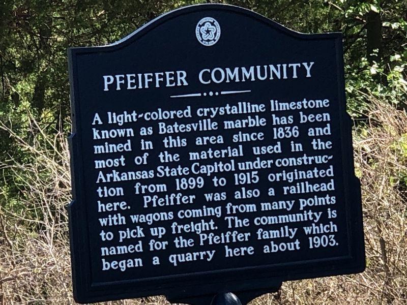 Pfeiffer Community Marker image. Click for full size.