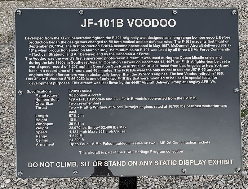 JF-101B Voodoo Marker image. Click for full size.