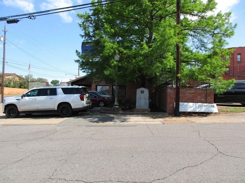 On this site stood the old "Red House" Marker. Click for full size. On this site stood the old "Red House" Marker image. Click for full size.