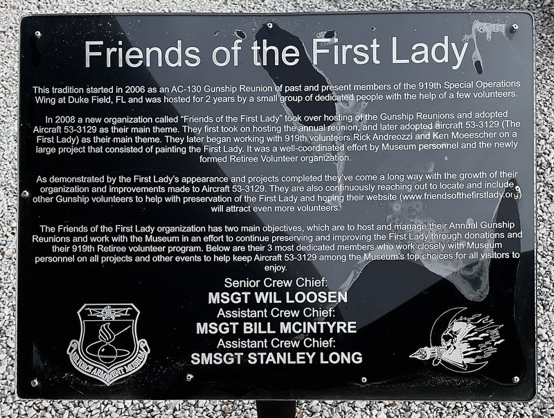 Friends of the First Lady Marker image. Click for full size.
