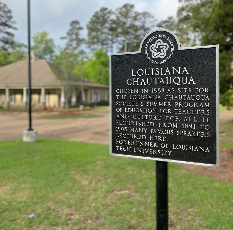 Louisiana Chautauqua Marker image. Click for full size.