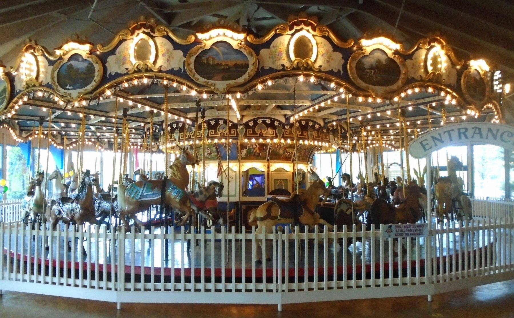 Philadelphia Toboggan Company Carousel #59 at Giggleberry Fair image. Click for full size.