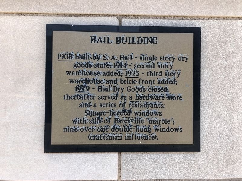 Hail Building Marker image. Click for full size.