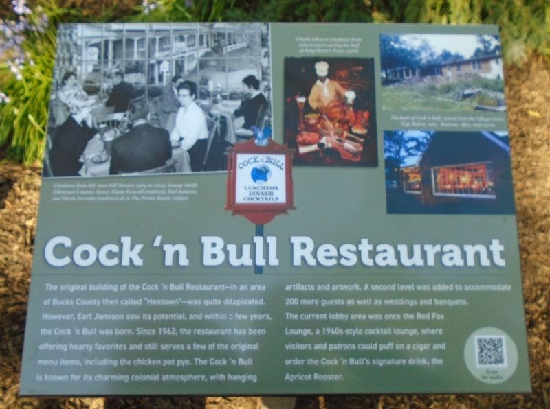 Cock 'n Bull Restaurant Marker image. Click for full size.