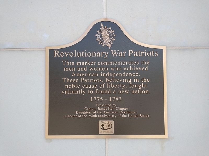 Revolutionary War Patriots Marker image. Click for full size.
