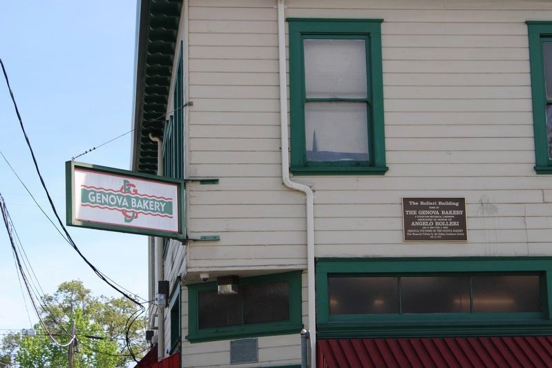 Genova Bakery Marker. Click for full size. Genova Bakery Marker image. Click for full size.