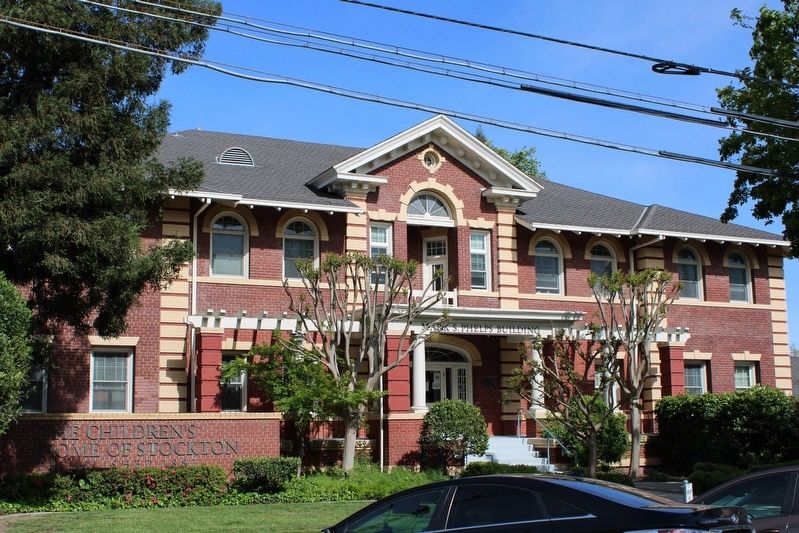 Children's Home of Stockton & Marker image. Click for full size.